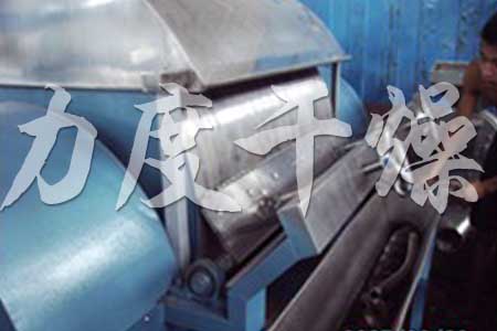 制作調試中滾筒刮板干燥機